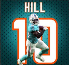 Tyreek Hill Signed Miami Dolphins Nike AUTHENTIC On-Field NFL Jersey Inc. COA 📄