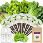 Salad Greens Seed Pod Kit for Aerogarden Idoo Ahopegarden MUFGA with Red Gree