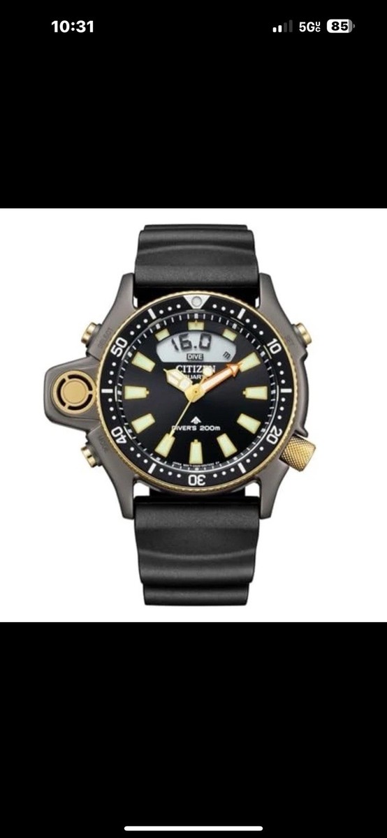 【新品/限定】CITIZEN PROMASTER JP2008-06E Promaster Aqualand Black Dial BENEBiOL™ PU Strap JP2008-06E