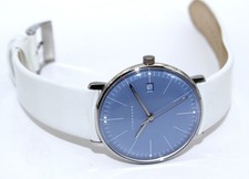 Montre homme JUNGHANS Max Bill à quartz cadran violet de JP bon état