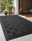 Front Door Mat outside Entrance, Rubber Entry Doormat Heavy Duty, Welcome Mats N
