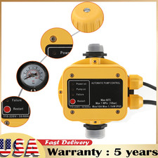 110V Automatic Water Pump Pressure Controller Electronic Pressure Switch 145PSI