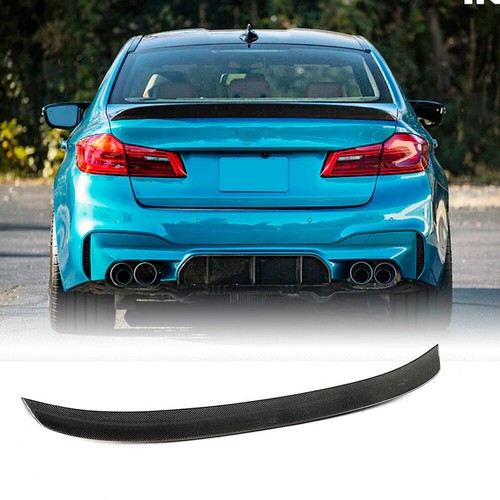 Real Carbon Fiber Rear Trunk Spoiler Wing For BMW G30 530i 540i F90 M5 2017-2023 - 第 1/12 張圖片