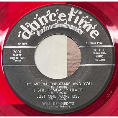 Will Kennedy Dancetime 45 EP 7001 Waltz Moon The Stars and You / Still Remember