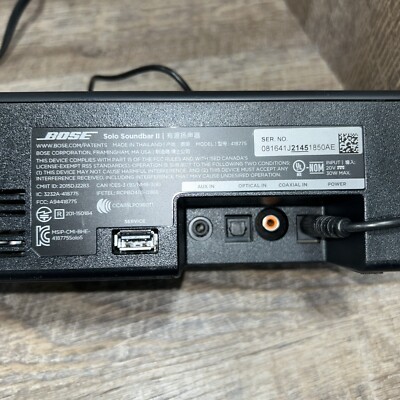 スピーカー・ウーファー BOSE solo TV Speaker sound ber 418775 Bose Solo 5 TV sound system | Bose Support
