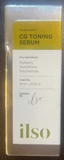 ILSO CG-Toning Serum 30mL/1.01 Fl oz (K-Beauty) Mulberry Glutathione Niacinamide