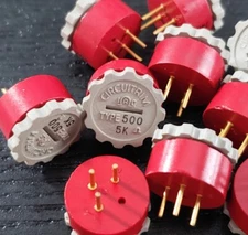 10 NOS CIRCUITRIM 5K 5000 OHM TRIM POTS SINGLE TURN PC MOUNT POTENTIOMETER LOT