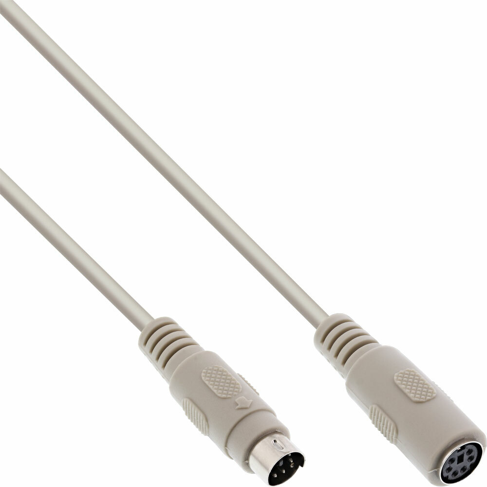 INL InLine® Cavo PS/2, 6pin Mini-Din maschio a 6pin Mini-Din femmina, 15m