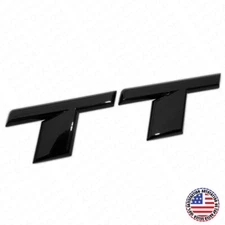 TT Gloss Black Rear Letter Tail Badge Trunk Nameplate Emblem Logo Sport