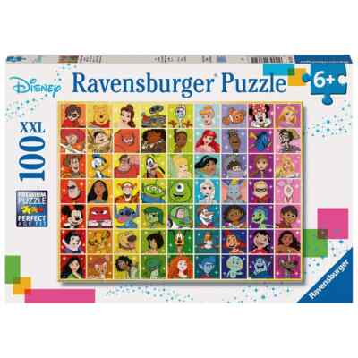 Ravensburger Disney Puzzle mehrere Charaktere 100 Teile XXL für Alter 6+