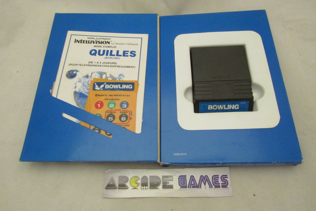 Jeu Tennis Intellivision Avec Boîte Et Notice - Occasion, Testé Et Fonctionnel, Vendeur Pro