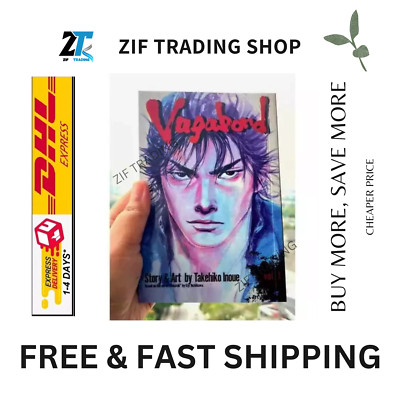 Vagabond Manga by Takehiko Inoue NEW FULL SET Volume 1-11 English Comic Books