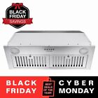 800Cfm Kitchen Insert Range Hood 30 in Built-in Vent Stainless Steel 3-Speed New