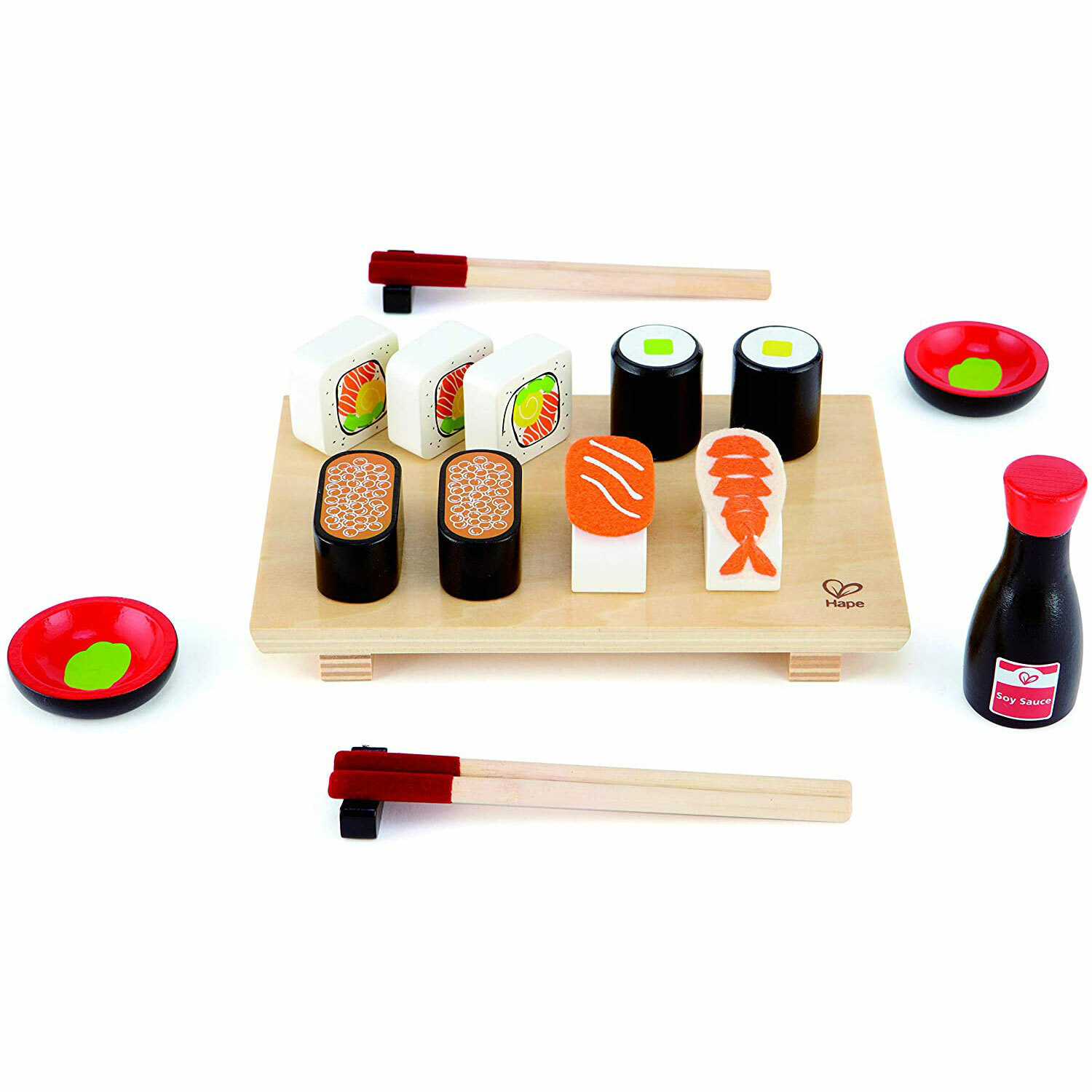 kids wooden play food