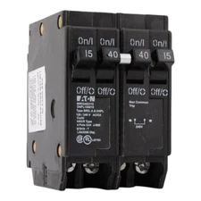 NEW Eaton BRD2402115 DNPL154015 QUAD Circuit Breakers BRD 2P 15A/40A 240V