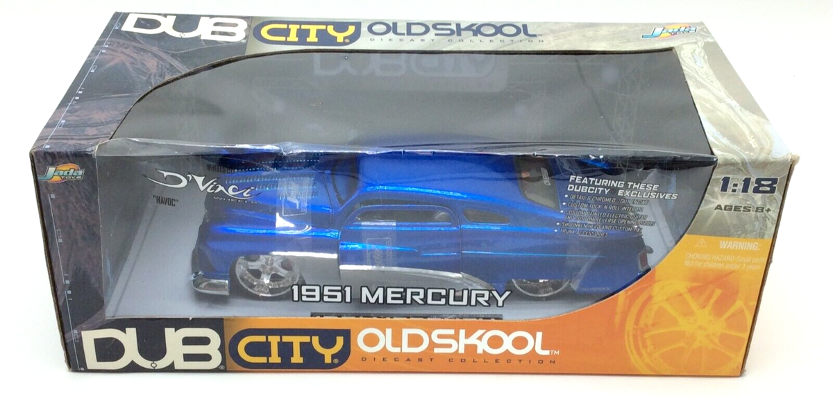 JADA Toys 1:18 Scale 1951 Mercury DUB CITY Old Skool Die