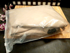 5' x 8' Double Tier Grill Replacement Canopy New with Defect  Khaki Beige READ