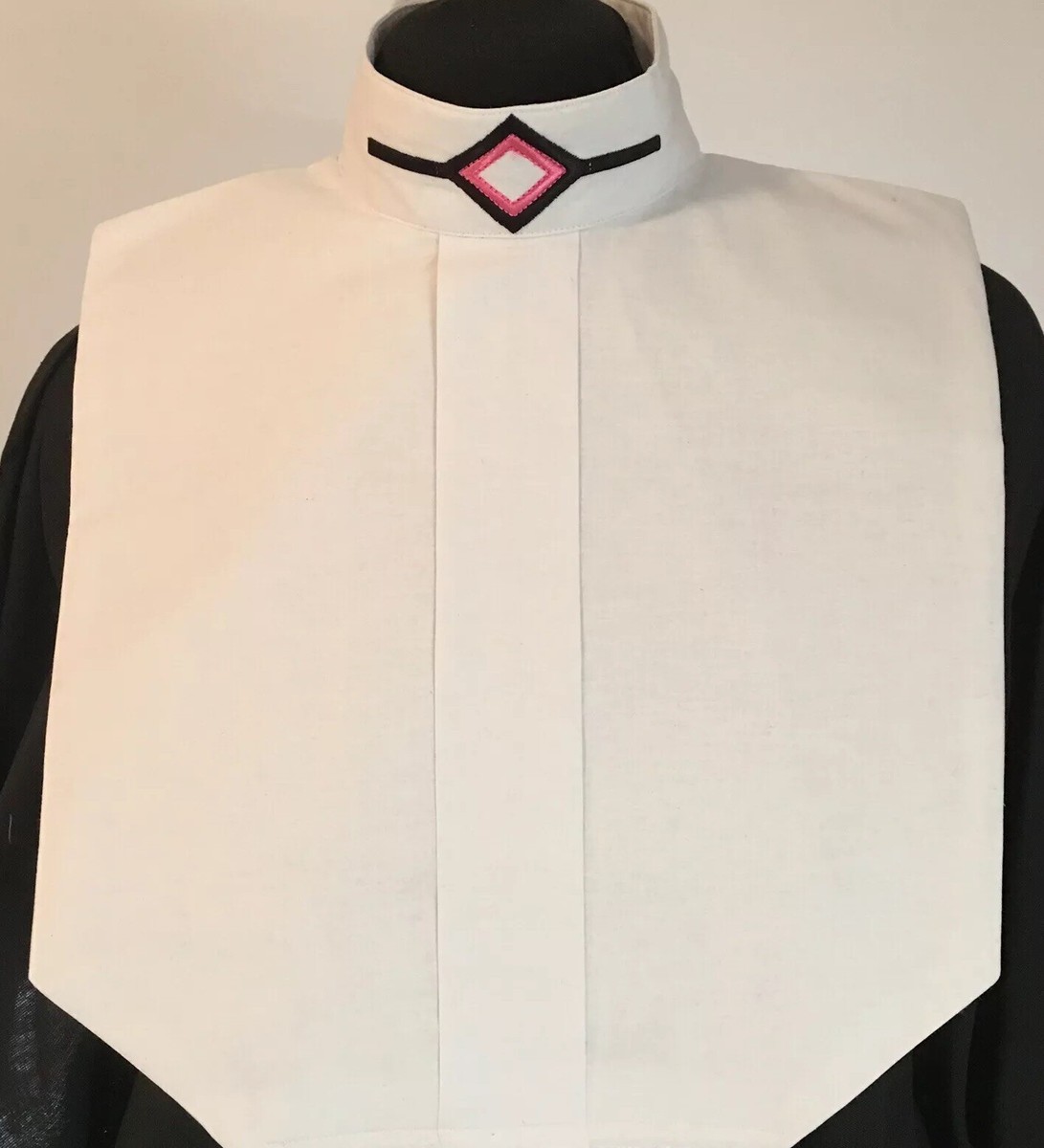 Siège de chasse anglais cliquet noir bib Dickie col blanc