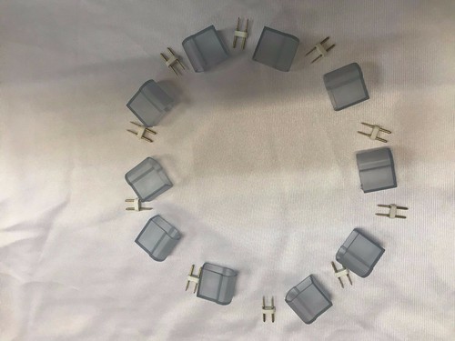 10pcs LED Strip Power Cord Connector for W15mm x H25mm LED Neon Lights 110V/220V - Picture 7 of 7