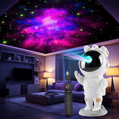 LED Astronaut Sternenhimmel Projektor Spaceman Galaxy Star Timer Licht C343