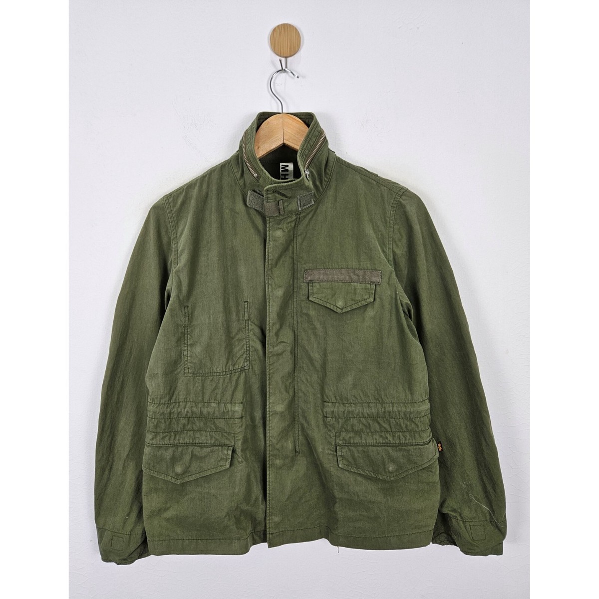 MHL. マーガレットハウエル アルファ コラボ ミリタリージャケット M MHL Margaret Howell Alpha Industries Military Jacket | eBay