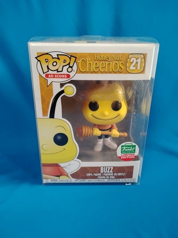 New Sealed Limited Edition Pop! Funko Honey Nut Cheerios - Buzz Vinyl Figure #21