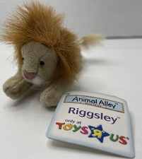Vintage 2001 McDonalds Toys "R" Us Toy Animal Alley Plush Riggsley the Lion