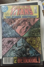 TALES OF THE TEEN TITANS # 43  1984 DC JUDAS CONTRACT PT 2 KEY 1ST JERICO PEREZ