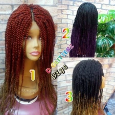 African  Braided Mediun Twist wig 