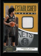 JARRETT ALLEN 2019/20 PANINI ABSOLUTE ESTABLISHED THREADS GAME JERSEY  AZ7147