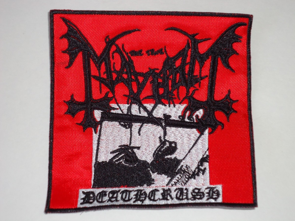 MAYHEM DEATHCRUSH EMBROIDERED PATCH | eBay