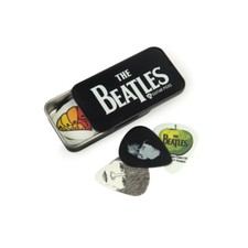D'Addario The Beatles Logo Guitar Pick Tin - 15-pack of medium picks