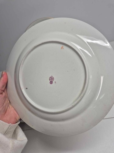 Royal Worcester Dinner Plates Set of 3 Floral 1850's Antique tableware - Picture 6 of 11