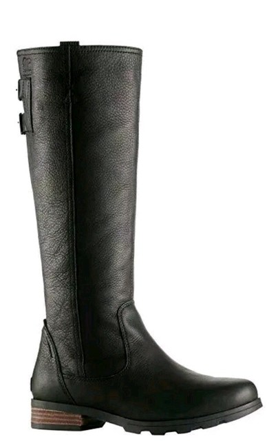 sorel emelie leather tall boots