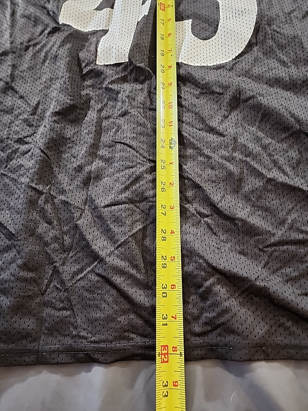 Pittsburgh Steelers Troy Polamalu Reebok Jersey Mens L Black NFL Team Apparel thumbnail 10