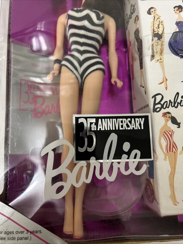 35th Anniversary Brunette Barbie #11782 Vintage Barbie, Mattel - Picture 9 of 9