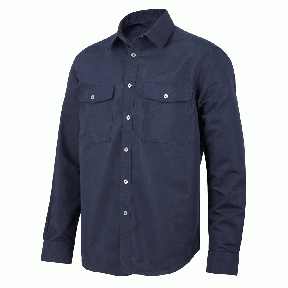 SNICKERS 8513 litework 37.5 ® LS Camicia-Navy blu SNICKERS 8513 litework 37.5 ® LS Camicia-Navy blu