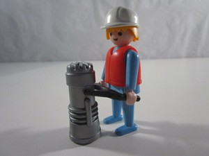 playmobil obrero construccion