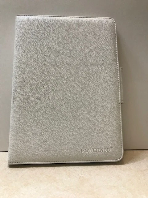 Funda de cuero PU recargable con teclado Bluetooth Poweradd para iPad Air Foto 3 de 4