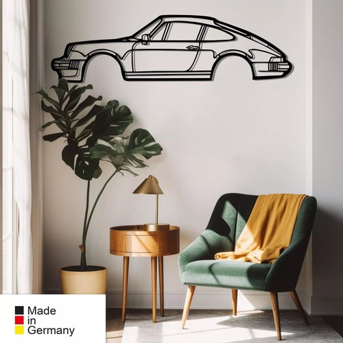 Coche deportivo clásico silueta, mural, decoración de pared adecuado para 911 modelo 930 - Imagen 9 de 9