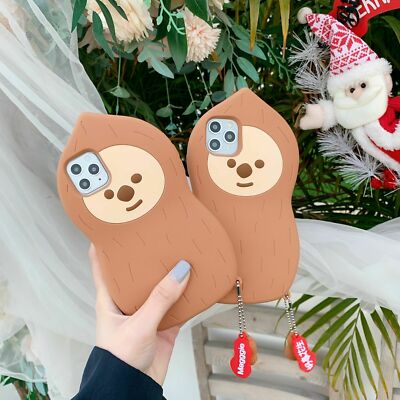 3d Cartoon Iphone Xr 3d Silicone Case 3D Cartoon Cute Peanut Phone