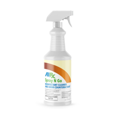 AirX Spray N Go Disinfectant Cleaner And Odor Counteractant - 1 Quart