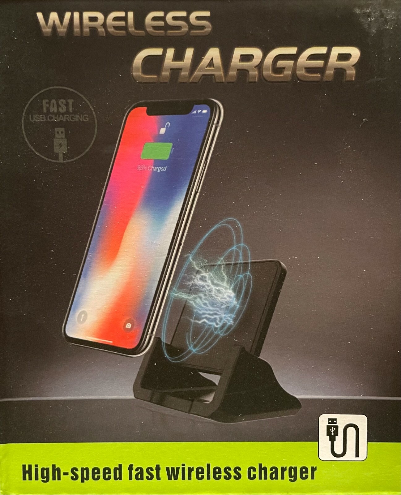 Fast Wireless Charger Pad for Phones Qi-Compatible  -image