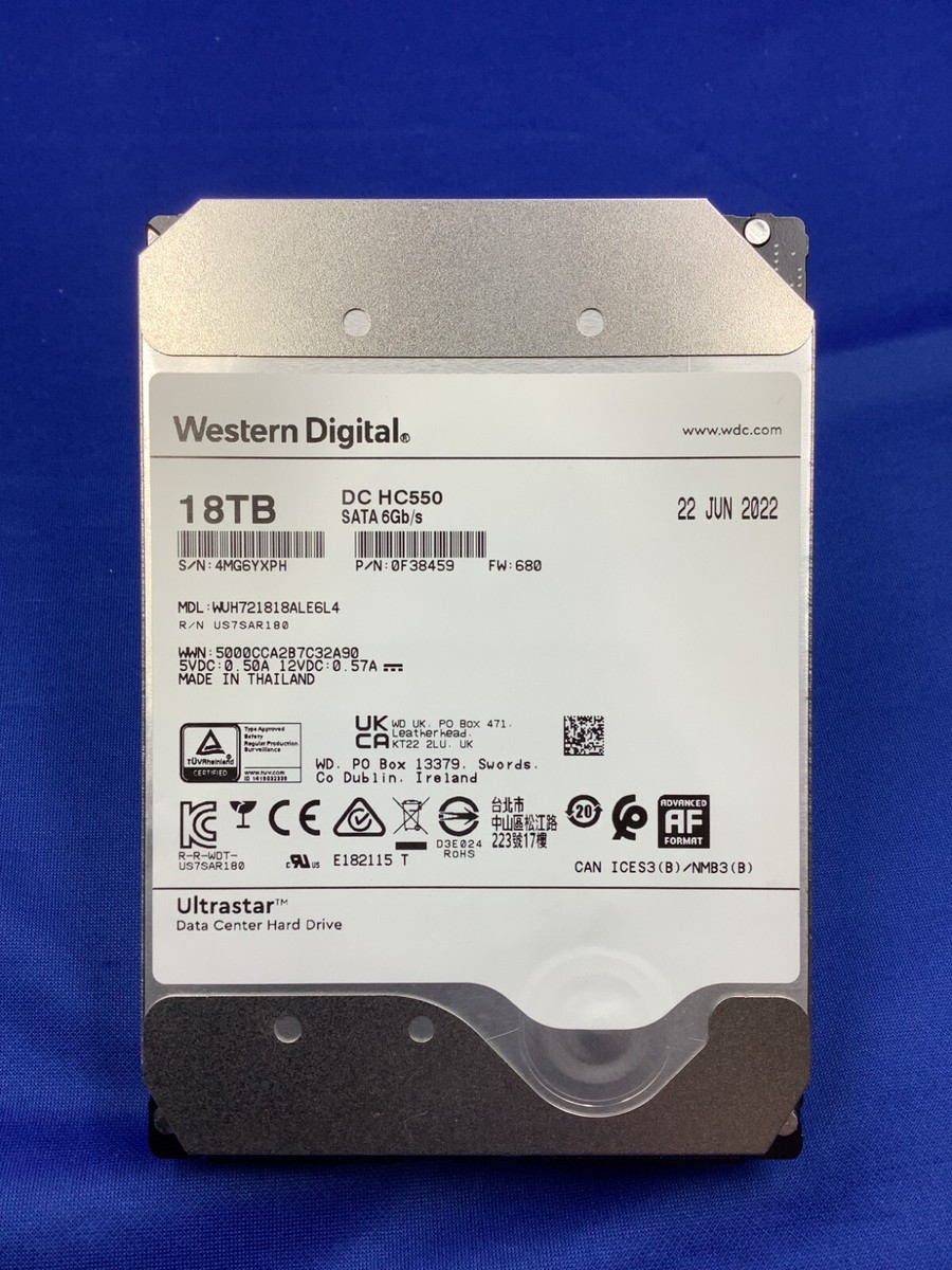 WUH721818ALE6L4 18TB HDD Western Digital