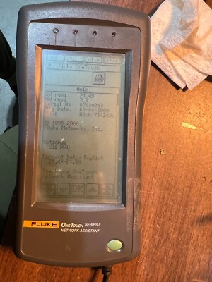 Fluke Networks OneTouch Series II 10/100 Pro Network Assistant USED