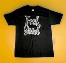 REL ACOUSTICS FEEL GOOD TSHIRT RARA uomo adulto unisex taglia L nera senza etichette nuova senza etichette!