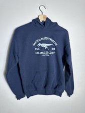 Gildan Kids Navy Blue Natural History Museum Hoodie Pullover XL Sweatshirt