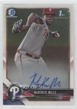 2018 Bowman Chrome Prospect Auto McKenzie Mills #CPA-MMI Auto