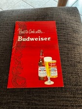 VINTAGE 1952 HOW TO COOK WITH BUDWEISER BOOK 35 PAGES ANHEUSER BUSCH ST. LOUIS