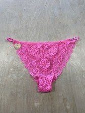 Juicy Couture Women's Lace Cheeky Panties Size Large Pink